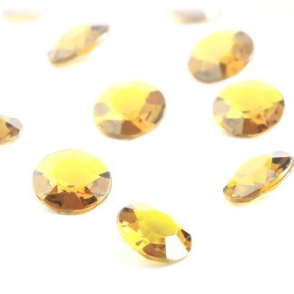 Diamentowe konfetti 12 mm (złote) - 100 szt.